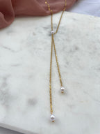 Collier fin double chaîne -Collection Minimalea