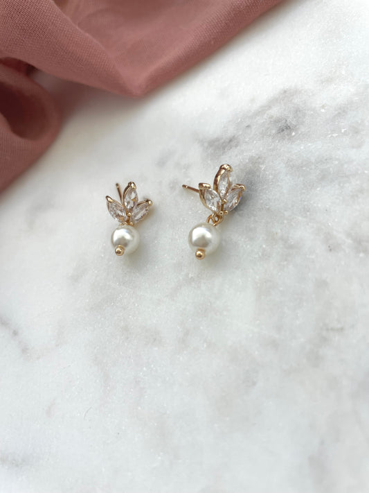 Clou fleur zirconium -collection Minimalea