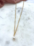 Collier fin perlé - Collection Minimalea