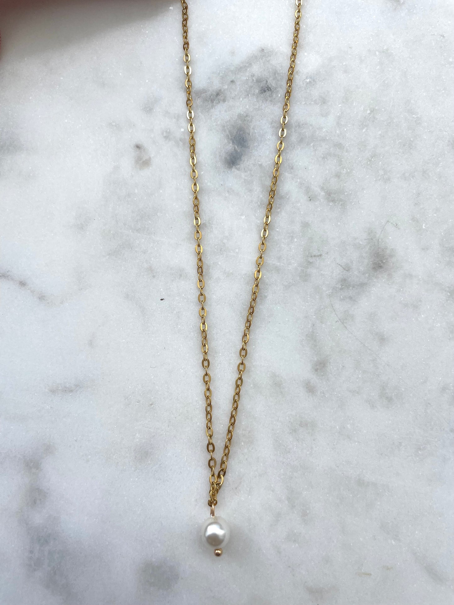 Collier fin perlé - Collection Minimalea