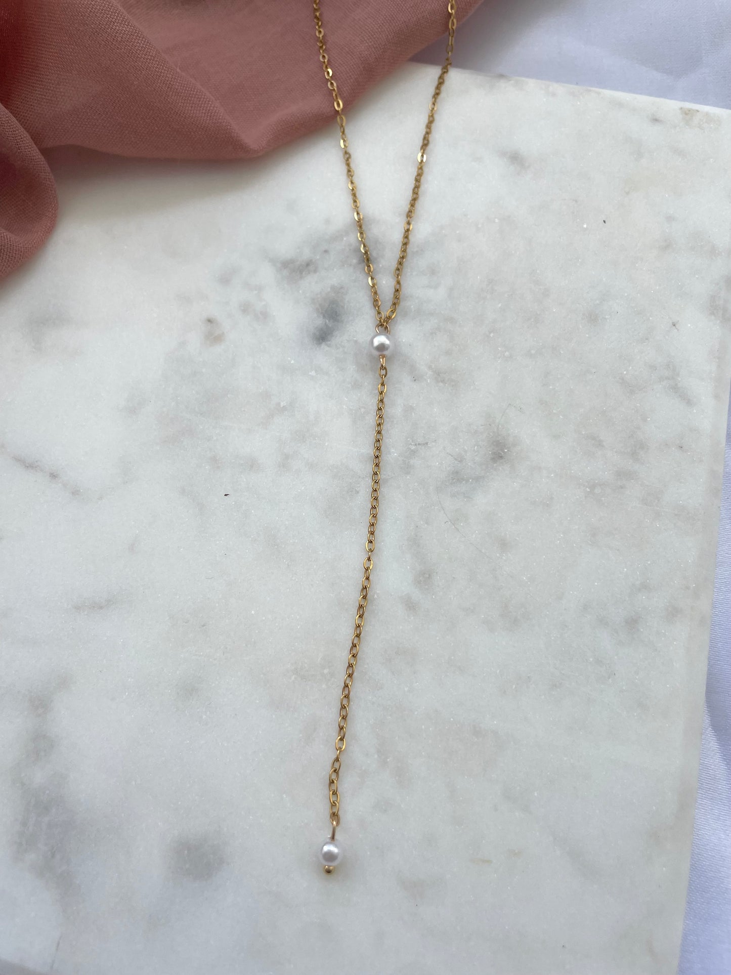 Collier pendante perle - Collection Minimalea