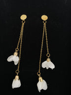 Double pendantes- Blanche